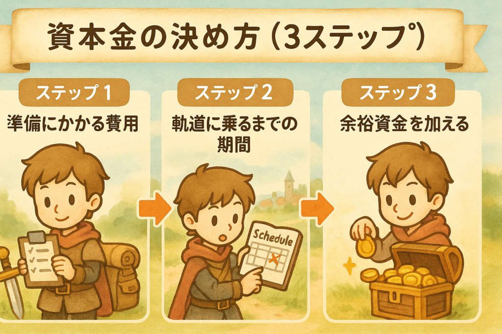 資本金決め方3ステップ