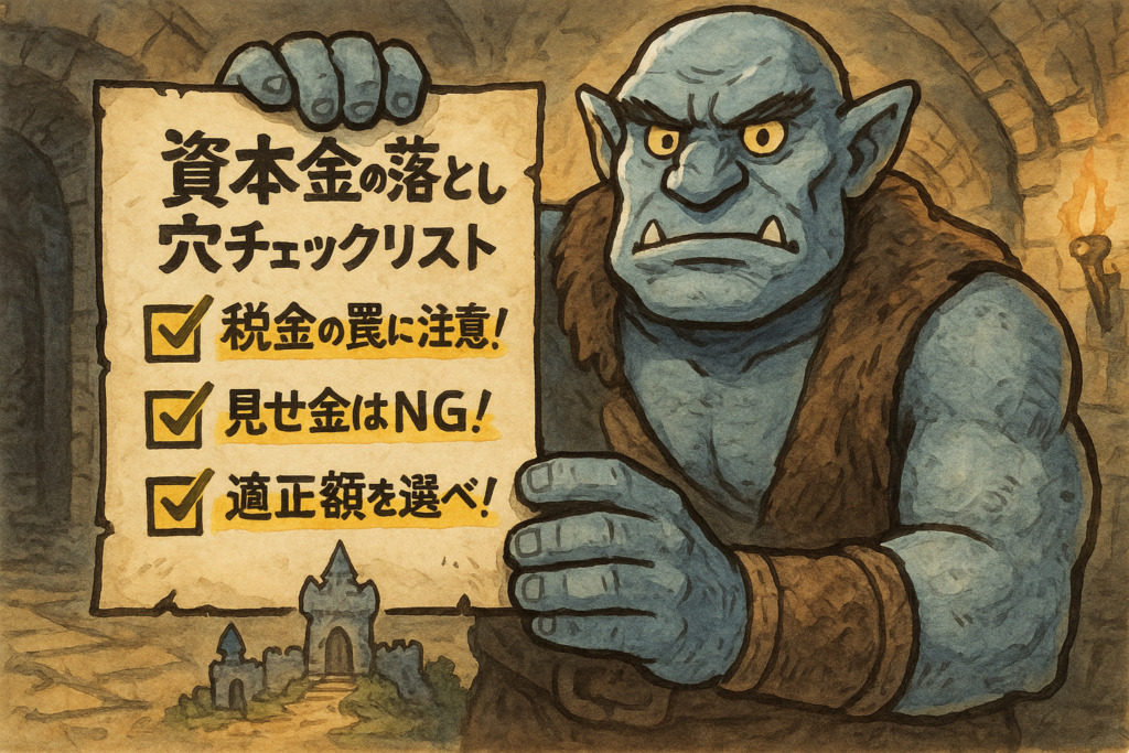 資本金注意点